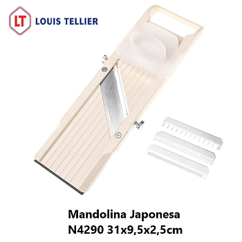Mandolina Japonesa Inox/Plast 31X9,5X2,5Cm N4290 Lt         