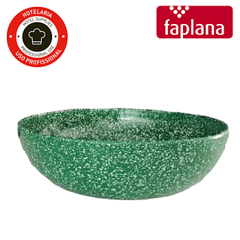 Taça Saladeira Melamina 1,5Lt 21,5X6Cm Verde Musgo Faplana  