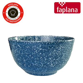 Tigelão Grande Melamina 3,9Lt 26X11Cm Azul/Branco Faplana   