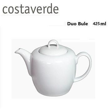 Bule 425Ml Porcelana Branca Duo Costa Verde                 