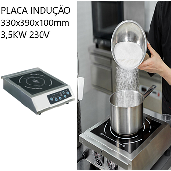 Placa Indução  C35-B1 330X390X100Mm 3,5Kw 230V              