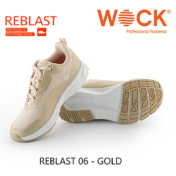 Sapatilha Reblast 06 Gold Nº36 Wock                         