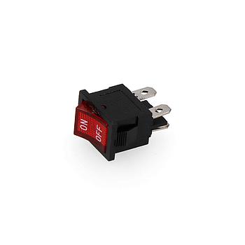 Interruptor Luminoso Vermelho Dim:21X15X23Mm 6A 230V        