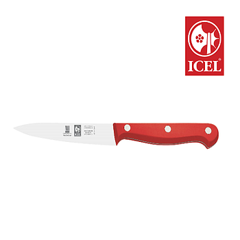 Faca Para Legumes Cabo Vermelho 12Cm Technik Icel           