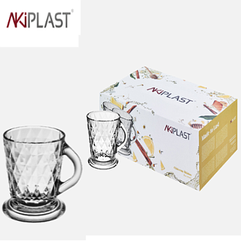 Chávena Chá Acrílico Óbidos C/ 6X280Ml Ø8,6X9,6Cm Akiplast  