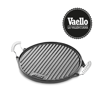 Chapa De Ferro Esmaltado Redonda Ø32Cm. Vaello              