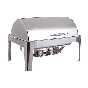 Chafing Dish C/ Tampa Basculante Inox 9L 63,5X42,5X44Cm     