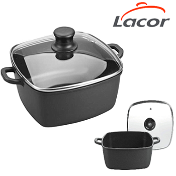 Caçarola Aluminio Fundido P/Todo O Calor 28X28Cm 4,2Lt Lacor