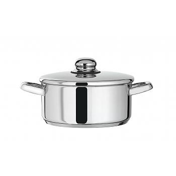 Caçarola Inox T/Calor Art C/Asas 12X6,5Cm 0,7 Lt Artame     