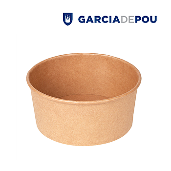 Pote Saladeira 750Ml Ø14,5/12,5X7Cm Natural Kraft 50 Unid.  