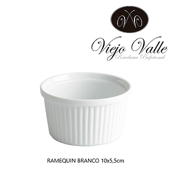 Ramequin Porcelana Branco 10X5,5Cm Viejo Valle              