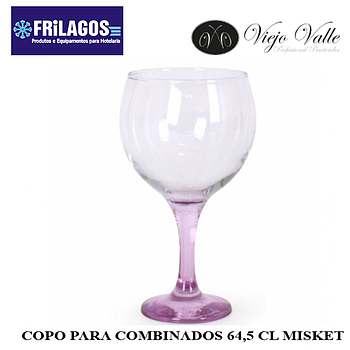 Copo Para Combinados Pé Rosa 64,5Cl Misket Lav              