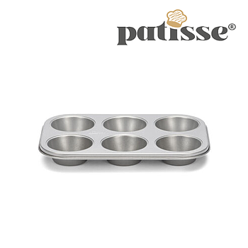 Forma Silver-Top Para 6 Muffin 27Cm Patisse                 