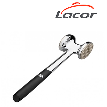 Martelo Amaciador De Carne Inox  Liso/Rugoso 24X7Cm Lacor   