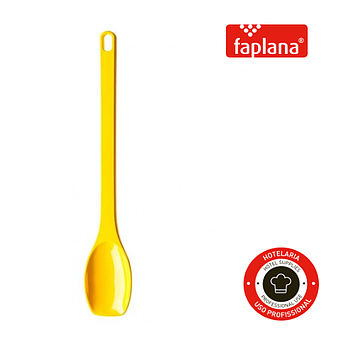 Colher Cozinha 25Cm Pbt Amarela Ref.200 Faplana             