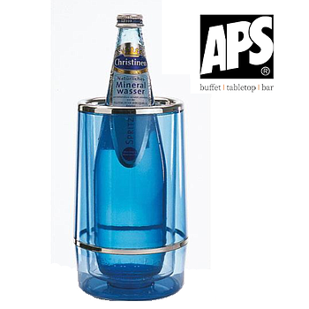 Refrigerador De Garrrafas Parede Dupla 11,5X23Cm Azul Aps   