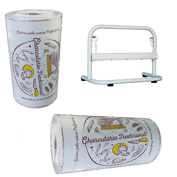 Rolo Papel Charcutaria 30Cm 6Kg C/Impressao                 