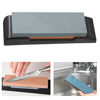Pedra Para Afiar Facas Grão 240/800  19Cm Fackelman         