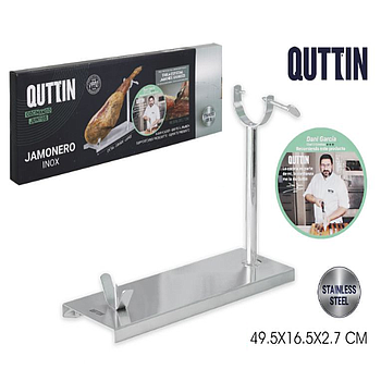 Suporte Presunto  Inox  49,5X16,5X2,7Cm  Quttin             