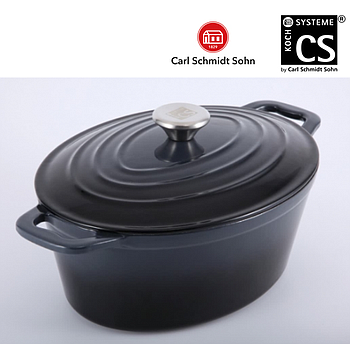 Caçarola Ferro Revest. Ceramico Xanten 27.5X21Cm Cinza/Azul 