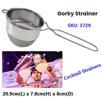 Coador Bar Gorky Inox/Rede 8Cm Ref. 3729  Beaumont          