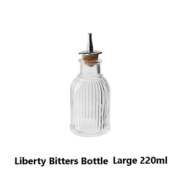 Garrafa Vidro Liberty Bitters 220Ml 15.7Cmx6.5Cm Beaumont   