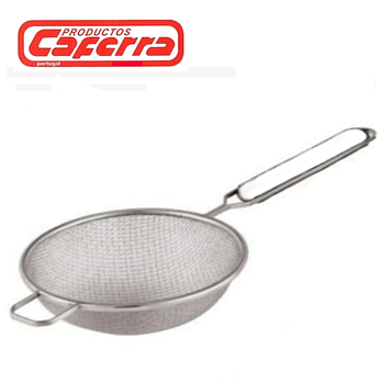Coador Malha Dupla Aço Inox  24 Cm                          