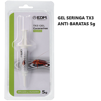 Gel Seringa Dx3 Anti-Baratas 5G Edm                         