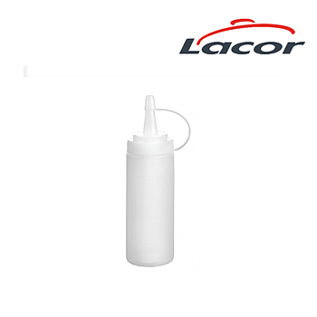 Frasco Para Molhos 125Ml Pe C/Tampa Lacor                   