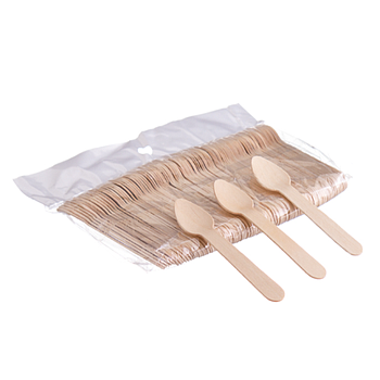 Colher Café Madeira 9,6Cm Pack 100                          