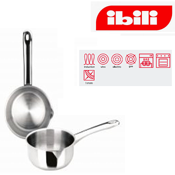 Caçarola Inox C/Cabo E Bico Vertedor T.C.10Cm 0.4 Lt  Ibili 