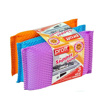 Esponja Para Louça 3 Pcs 2601509                            