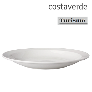 Prato Redondo Sopa Turismo Nº2 Branco 22Cm Costa Verde      
