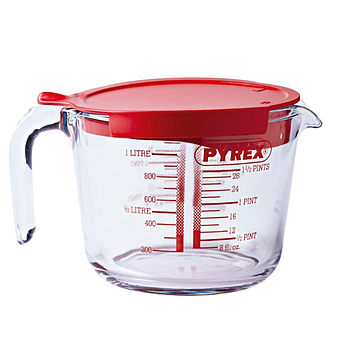 Jarra Medidor Com Tampa C&E  Pyrex 1 Lt                     