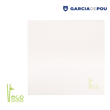 Guardanapos Eco-Bambú Branco 45X45Cm 50 Unid.               