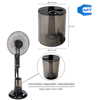 Deposito P/Ventoinha C/Nebulizador 05380205 Aft             