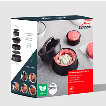 Formadora Para Hamburguer Abs 10Cm Lacor                    