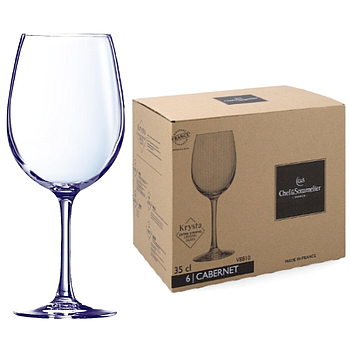 Caixa 6 Çalices  35Cl  Tulip  Cabernet Chef & Sommelier     