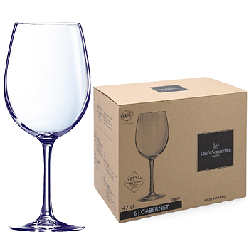 Caixa 6 Çalices  47Cl  Tulip  Cabernet Chef & Sommelier     