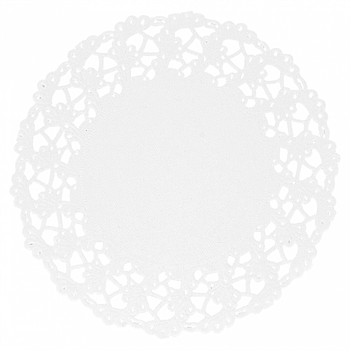 Naperon Redondo 30,5Cm Branco 250 Unid.                     