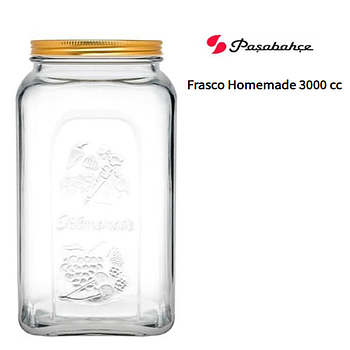 Fasco Vidro 13X13X25Cm Homemade 3000 Cc  Pasabahce          