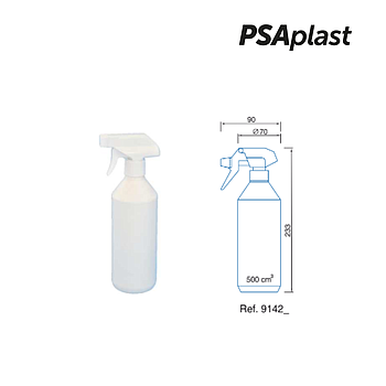 Frasco Com Pistola Pulverizadora 500Cm3                     
