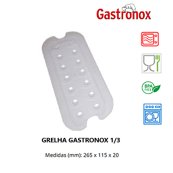 Grelha Para Caixa Hermetica 1/3 12434 Denox                 