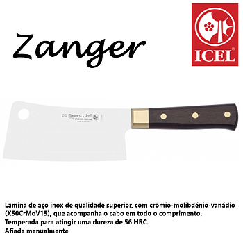 Cutelo 15Cm Inox (X50Crmov15) Zanger Icel                   