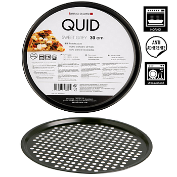 Forma Pizza Ferro 30X0,9Cm Sweet Grey Qd                    
