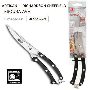 Tesoura Para Aves Artisan 25Cm  Richardson Sheffield        