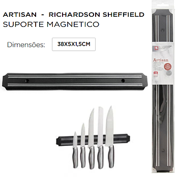 Suporte Magnetico Artisan 38X5X1,5Cm  Richardson Sheffield  