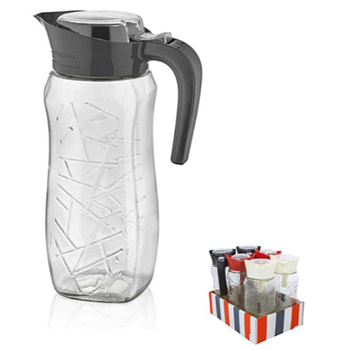 Jarro De Vidro Com Tampa Cores Sortidas 1600 Cc             