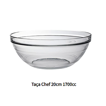 Saladeira Vidro Emp. 20X6,3Cm 53573 1700Cc Pasabhace        