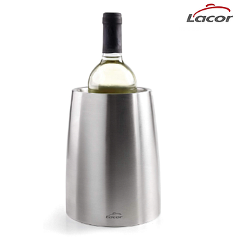 Arrefecedor De Garrafas Inox Parede Dupla 10,5X19,5Cm Lacor 